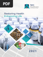 APEX HEALTHCARE - Annual Report - 2021