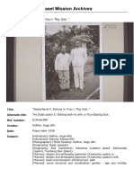 Basel Mission Archives: "Dajakpfarrer E. Dohang M. Frau v. Tbg. Sian. "