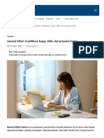 General Affair - Kualifikasi, Tugas, Skills, Dan Proyeksi Karier PDF