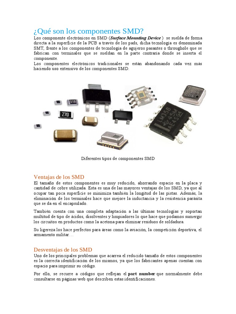 SMD PDF | PDF | Resistor | Ingenieria Eléctrica