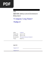 Afa A-Md-010 Application Extension Strategy