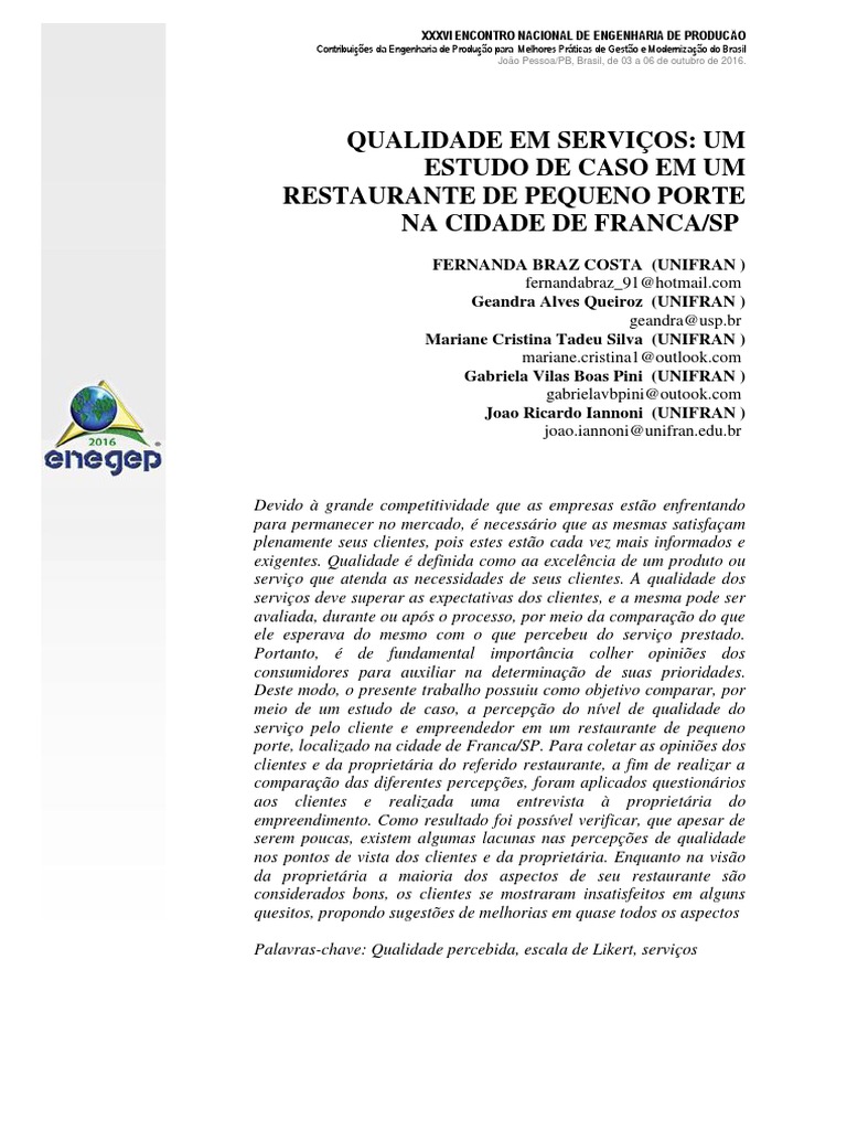 TN STP 226 324 30800 | PDF | Qualidade (negócios) | Alimentos