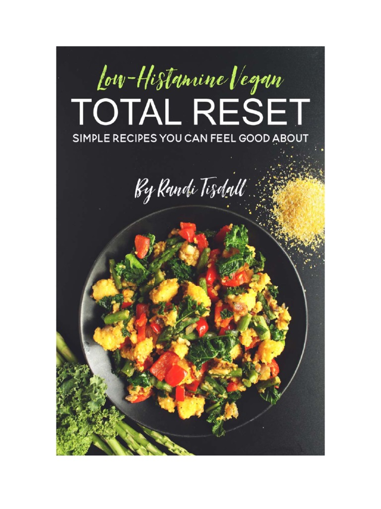 Low Histamine Vegan TOTAL RESET PDF PDF Cooking Zucchini