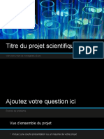 Presentation de Projet Scientifique