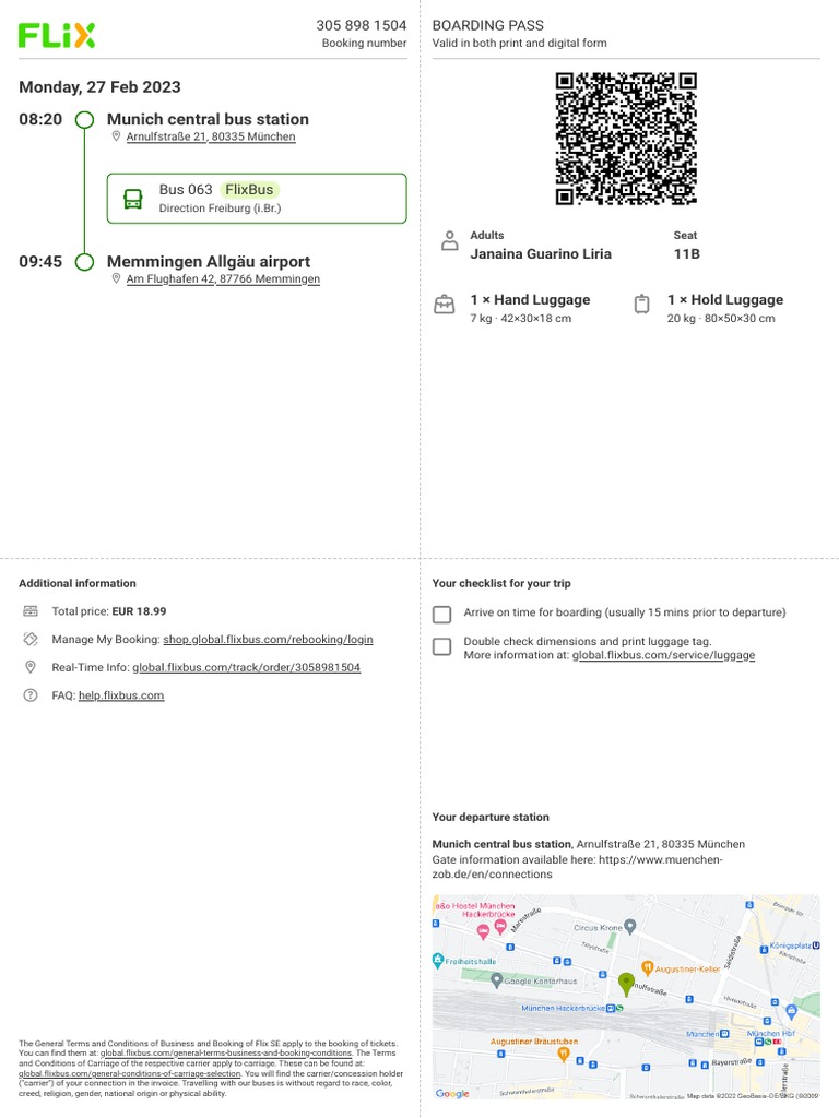 Ticket Muenchen Memmingen Airport 3058981504 PDF PDF Bus Transport Transport