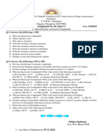 T.Y.B.Sc.-Assignment-1-Organic Chemistry-I-Heteronuclear Aromatic Compounds (CH3905)