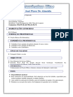 Curriculum Vitae de Jose