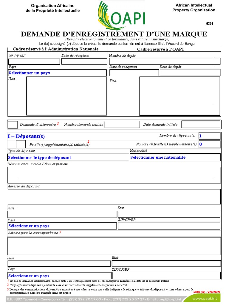 Demande MA 301 PDF | PDF