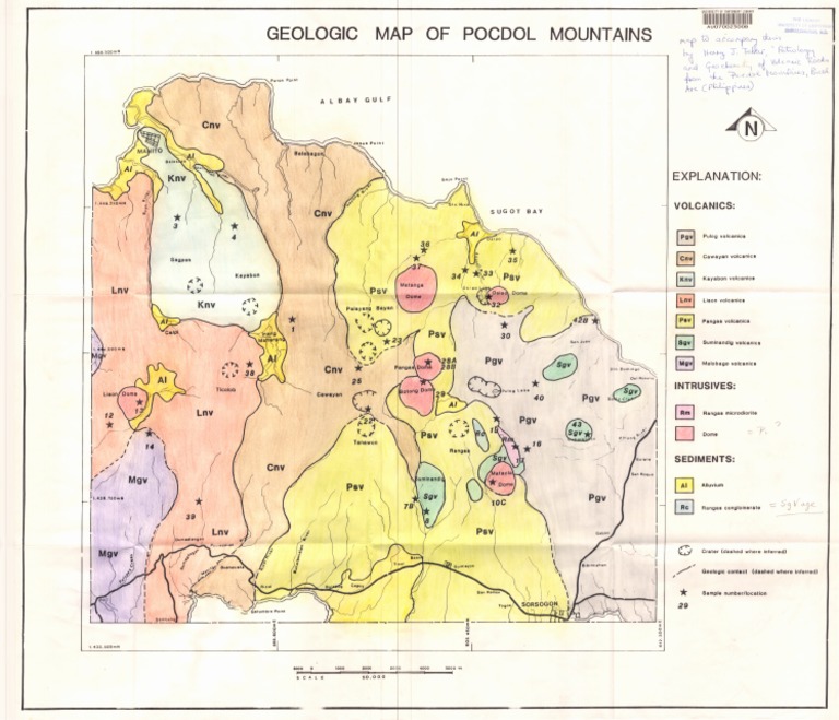 (thesis)[Tebar, 1988] Geological Map of Pocdol Mountains PDF