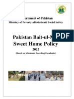 Pakistan Bait Ul Mal Sweet Home Policy (Pshpolicy)