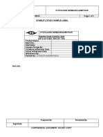 Annexure V(Stability Study Sample Label - Inter