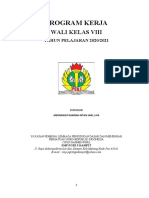 Program Kerja Wali Kelas VIII