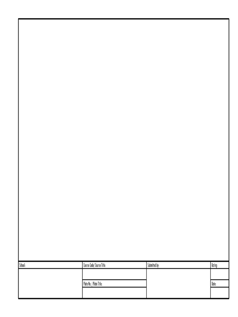 Title Block And Border Template Pdf Pdf