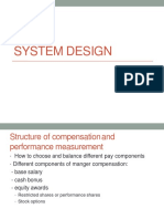 SYSTEM DESIGN COMPENSATION