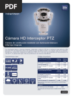 HD Interceptor PTZ Camera - Datasheet A4 - Spanish