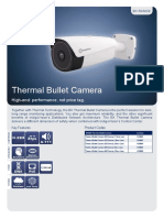 BX Range - Thermal Bullet Camera - Datasheet A4