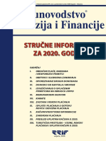 RRiF - Stručne Informacije I Pravila Za 2020 Godinu