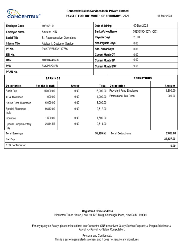 Amrutha feb salary slip download free pdf payroll tax paycheck