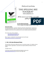 Spelling Bee Toolkit 6 8