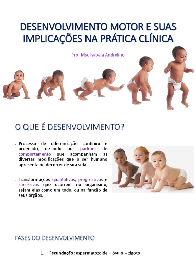 Desenvolvimento Motor na Prática Clínica | PDF | Fertilização ...
