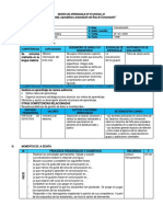 Sesion de Aprendizaje 4°