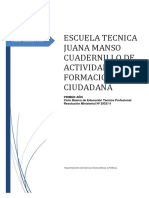 Cuadernillo de Actividades Intregadoras de Pprimeros Años - 2020 PDF