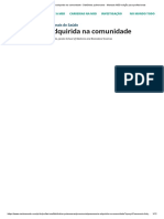 Pneumonia Adquirida Na Comunidade - Distúrbios Pulmonares - Manuais MSD Edição para Profissionais PDF