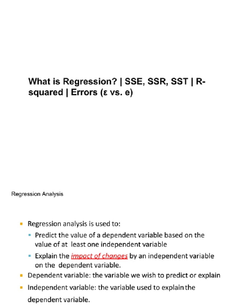 Linear Regression PDF | PDF