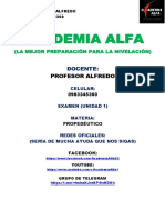 Academia Alfa (Examen Propedeutico)
