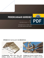 Struktur Kayu-Perencanaan Gording