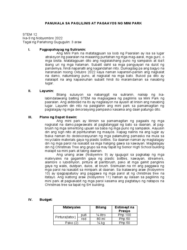 HOW TO WRITE A PROJECT PROPOSAL PDF visual data 6