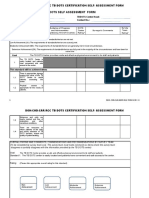 QSOP Form 1 Rev 0 TBDOTS Revised Coded Self Assessment Tool