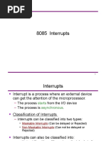 8085 Microprocessor Interrupts