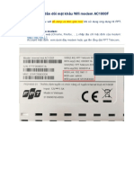 Huong Dan Doi Mat Khau Wifi Modem Ac1000f