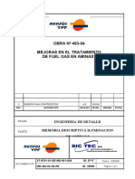 OBRA #463-04 Mejoras en El Tratamiento de Fuel Gas en Aminas I