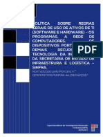 PORTARIA #029 DE 28 DE ABRIL DE 2017 - Dispõe Sobre Regras Gerais de Uso de Ativos de TI - ANEXO