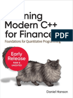 Daniel Hanson - Learning Modern C++ For Finance - Foundations For Quantitative Programming (Fourth Early Release) (2023, O'Reil