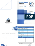 Bulettin de Note 2 PDF