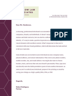 White Formal Law Firm Letterhead PDF