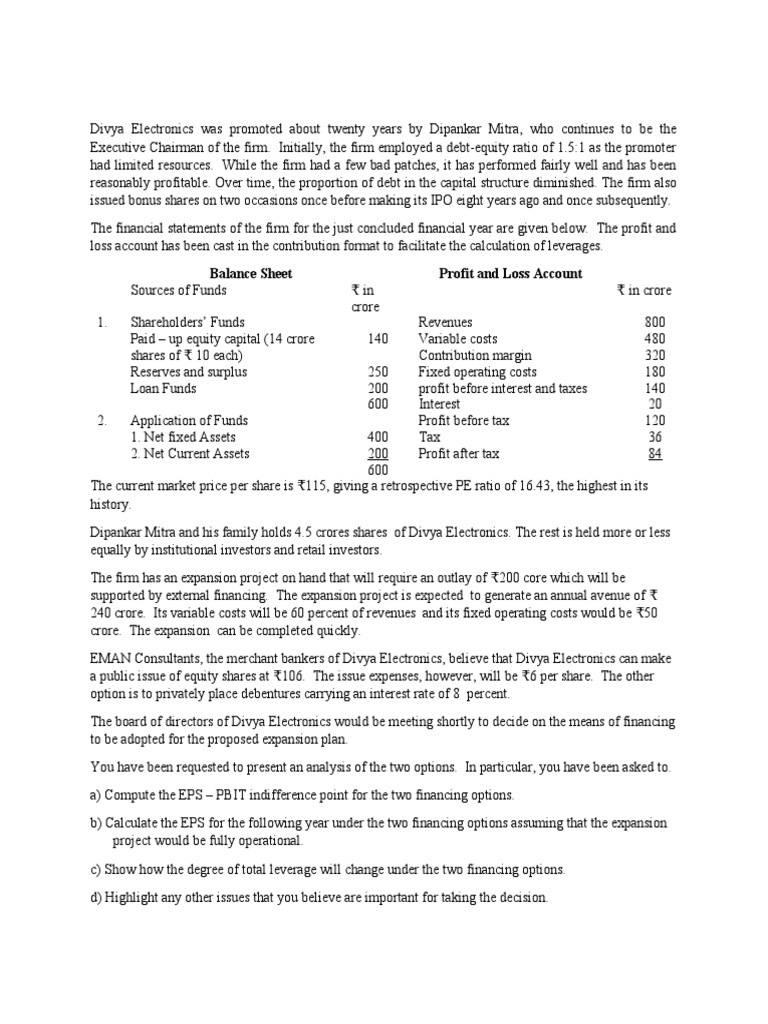 analysis-of-equity-share-issue-vs-debenture-issuance-financing-options