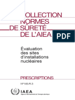 Nº SSR-1 NS-R-3 Site Evaluation For Nuclear Installations FR PDF