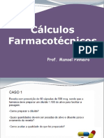 Cálculos Farmacotécnicos. Prof. Manoel Pinheiro