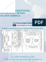 Work & Org Psych in Latin America IACCP2018