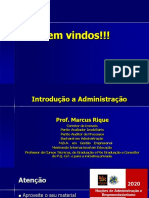 (Parte 1) Introdução A Adm e Ao Empreendedorismo