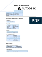 Informe de Análisis de La Estructura PDF