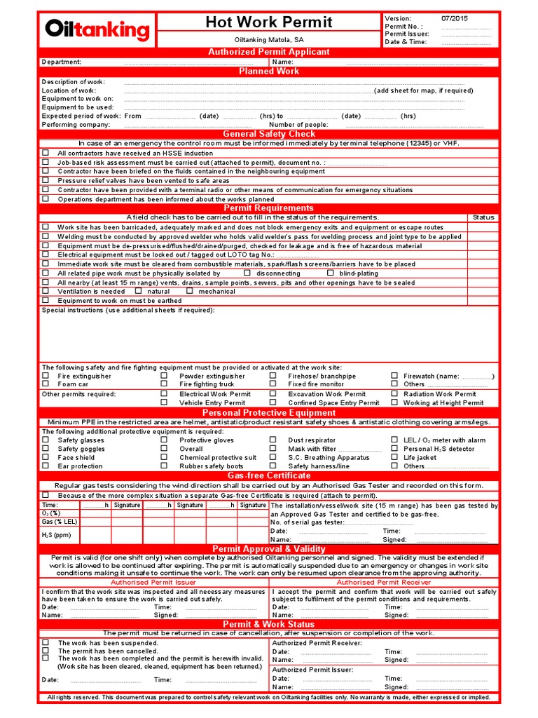 d-06-hot-work-permit-form-pdf-personal-protective-equipment