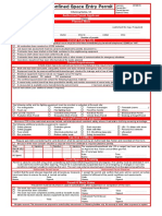 D.08 - Confined Space Entry Permit Form