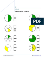 Grade 1 Writing Fractions 1 PDF