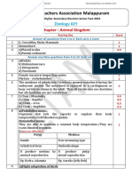 Hsslive Xi Zoology Rev Test 2 Key by Zta Malappuram - 230212 - 105554