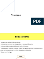 Java Streams - Learn about Byte, Character and File Streams